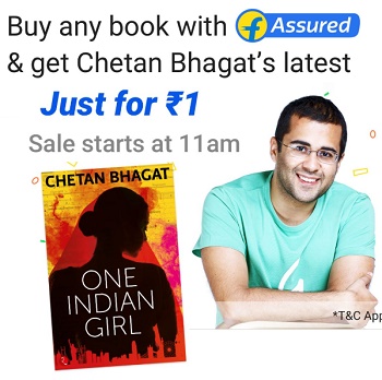 India Desire : Buy Flipkart Assured Books And Get Chetan Bhagat Books For Re. 1 Only